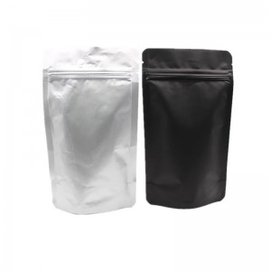 Op zichzelf staande verijdelde buideltassen met doorzichtige voorkant en hersluitbare doorzichtige tas