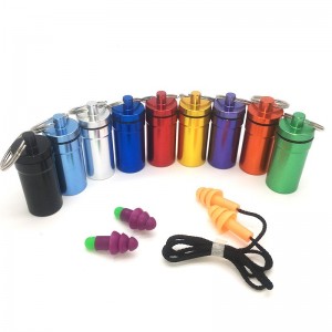 Aluminium medicijnfles en oordopje aluminium fles