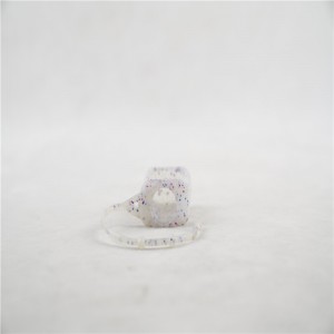 Deksel van de fles met siliconen handdesinfecterend middel