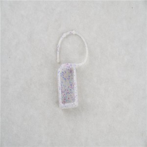 Deksel van de fles met siliconen handdesinfecterend middel