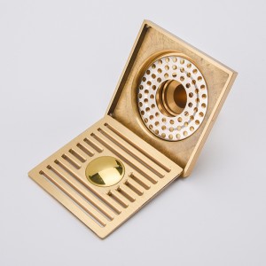 Verborgen automatisch dichtende doucheafvoer