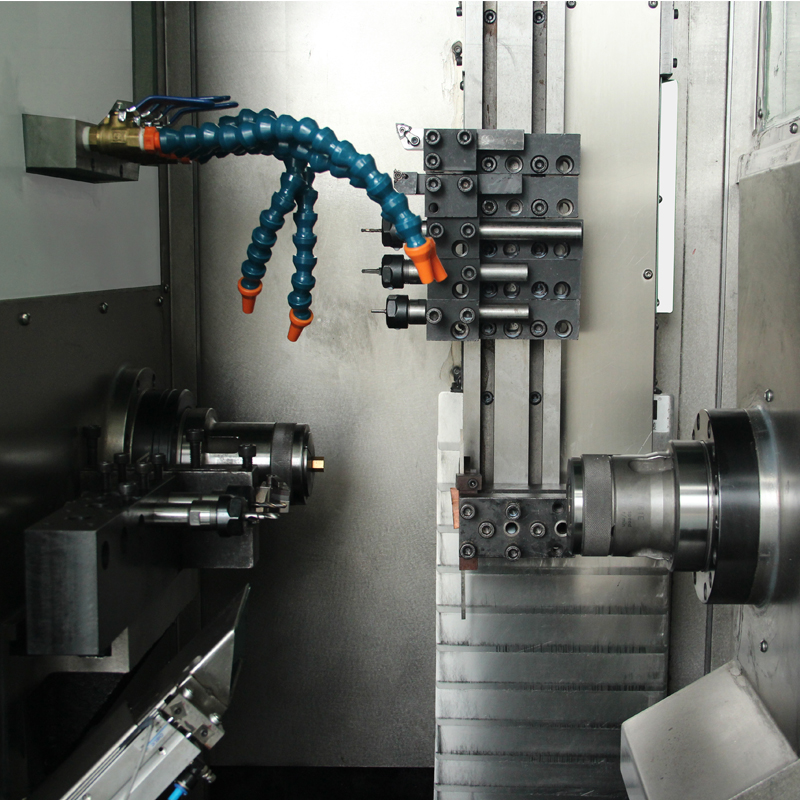 Dubbele spindel automatische draaibank CNC-machine