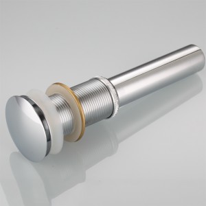 Click clack chroom badafvoer met sleufkopfittingen zonder overloop