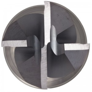 Carbide vierkante neusfrees, TiAlN afwerking, voorbewerken en afwerken, 30 graden helix, 4 groeven, 2,5 \