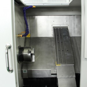 Hoge precisie hydraulische klauwplaat automatische gang tool cnc draaibank