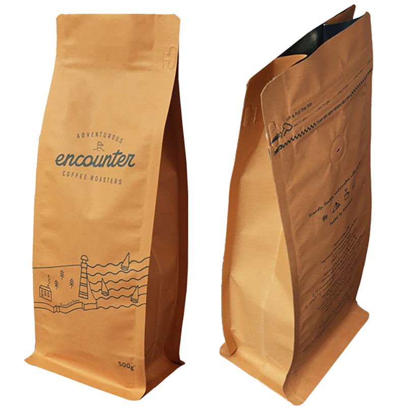 koffieverpakking met ventiel of eenwegventiel koffieverpakkingszakken
