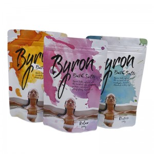 Op maat bedrukte zakjes waterdicht zeezout verpakking zak