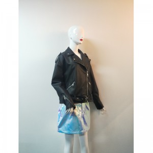 ZWART BIKER PU JAS RLWPJ0020N