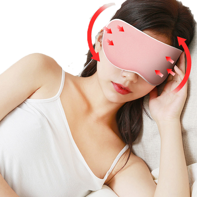 USB Steam-oogmasker, verwarmd oogverwarmend slaapmasker met tijd- en temperatuurregeling om gezwollen ogen, donkere cycli, droge ogen en vermoeide ogen te verlichten