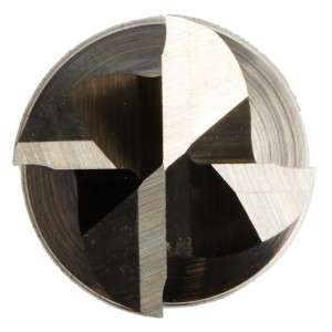 Extra lange volhardmetalen frees, 4 fluit, 3/8 \