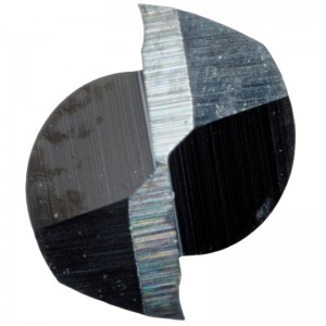 Solide premium hardmetalen frees, 2 fluit, 1/8