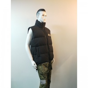 PADDED ZWART VEST VOOR HEREN RLMV0005
