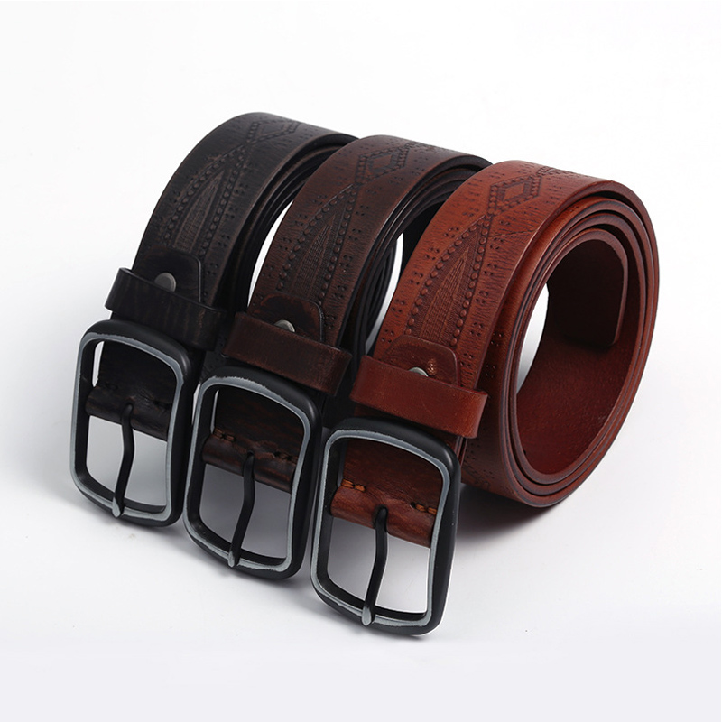 HD0827 - Aanpasbare high-end lederen riem voor heren