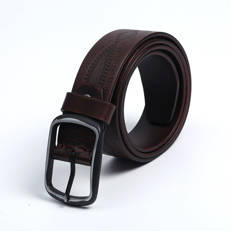 HD0827 - Aanpasbare high-end lederen riem voor heren