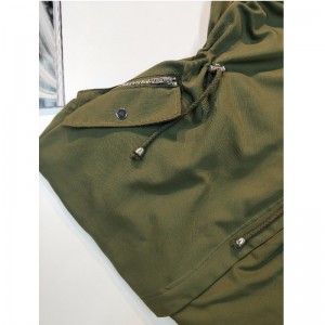 KHAKI IRREGULAR JACKET DAMES RLWJ0001