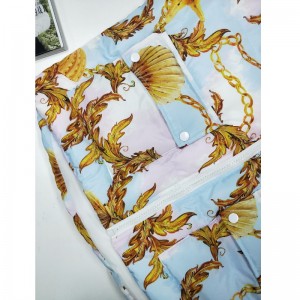 BEDRUKTE PUFFERJAS DAMES RLWPC0005N