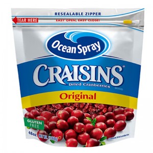 Luchtdichte aluminium ritszak voor gedroogde vruchtenverpakking / Ritssluiting Mylar opstaand etui voor gedroogde bessen