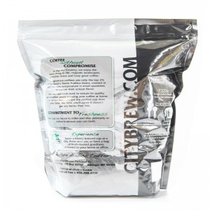 China Voedselverpakkingszakken Zip Lock Seal Gekleurde thee- of koffiezakken Warmte Verpakkende ritssluiting