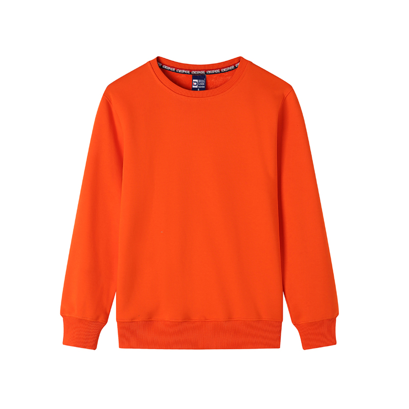 # 8011-fleece sweater met ronde hals
