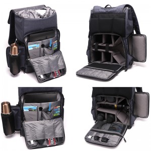 Diat BRTSM31 Professionele fotografie Statieflens Rugzak Outdoor Travel Camera Video Rugzak