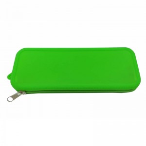 Aangepaste nieuwigheid Student siliconen potlood tas pen geval