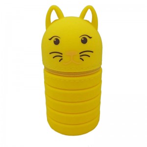 Siliconen pennenzak Custom rits grappige etui