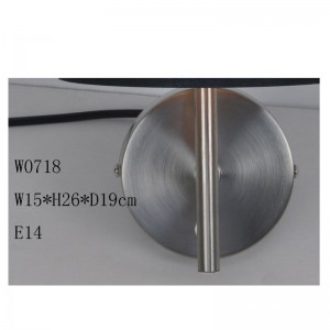 wandlamp met lasergesneden stoffen kap