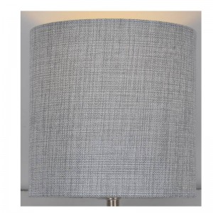 moderne wandlamp met stoffen kap