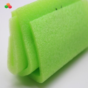 Groothandel op maat schokbestendig hoge dichtheid epe schuim rand hoekbeschermer materiaal voor meubels / machine verzending verpakking