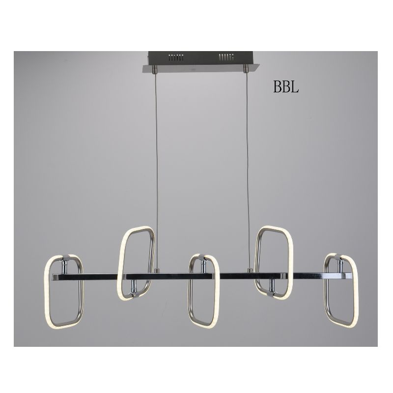 LED hanglamp met vierkante aluminium strip