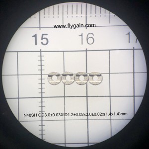 Op maat gemaakte fabrikant Precisie neodymium ronde micromagneet