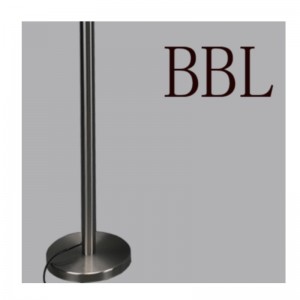 Moderne LED-vloerlamp met aluminium strip