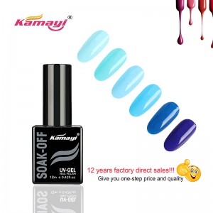 Kamayi nagelproducten Gratis monster UV-gel nagellak Zwarte fles 12 ml gellak