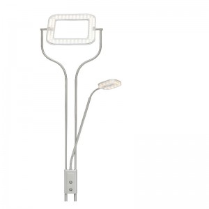 LED hoogspannings moeder \u0026 zoon vloerlamp met vierkant LED paneel