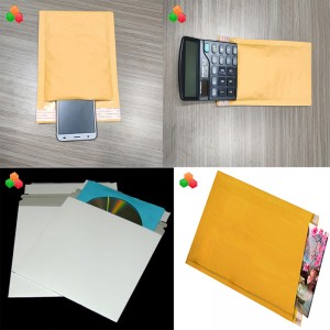 Duurzaam aangepast formaat veiligheid schokbestendig kraftpapier bubble bags mailers padding verzending envelop kraftpapier airbag