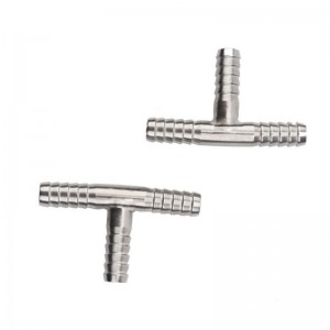 Messing slangpilaar T-stuk 3-weg bier slang connector fittingen