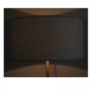 Moderne vloerlamp met stoffen kap