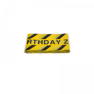 Hoge kwaliteit fabriek PE verkeersconstructie politie waarschuwing veiligheid voorzichtigheid aangepaste barricade tape