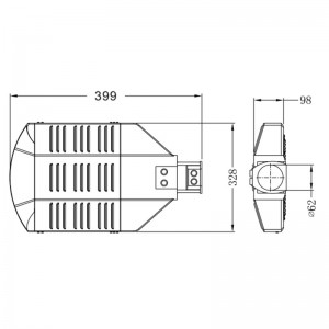 Klassieke LED-straatverlichting van 50 W