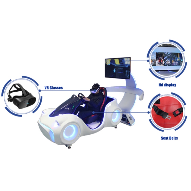 VR Racing Global hot verkoop themapark apparatuur drie-assige 3DOF