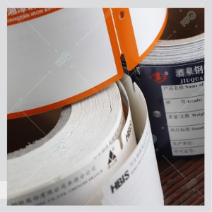 Lint printbare offset printbare hoge temperatuur hang tag met scheurbestendig