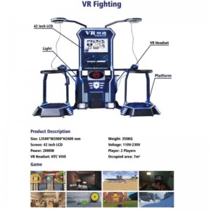 Multiplayer HTC VR Staand Interactief Schieten \/ Boksen \/ Saber Beat Game Simulator