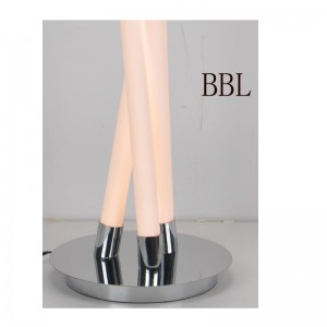 LED-tafellamp met acrylrechte buis