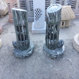 Stenen lantaarns steen Carvings en sculpturen Natuurlijk Zuiver handwerk Uniciteit