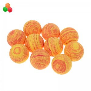 Nieuw product van hoge kwaliteit eva foam ball aangepaste grootte print zachte eva foam ballen voor golf \/ massage \/ kinderspeelplaats