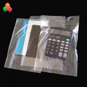 Groothandel bedrukt logo transparant recyclebaar shopping verpakking niet-giftig plastic pe brood \/ snack verpakking