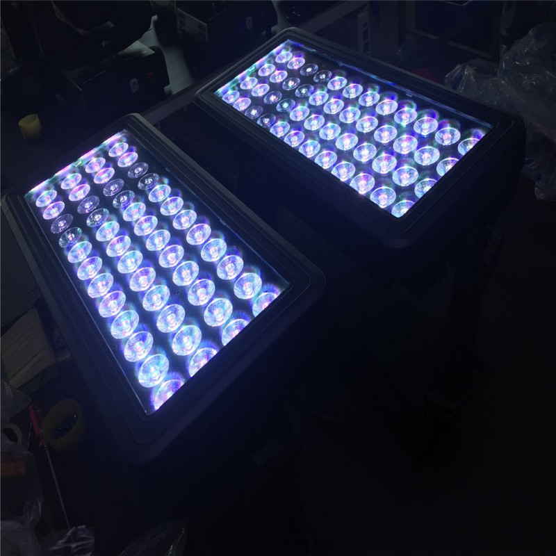 6 effecten 48PCS12W RGBW LED's DMX STROBE VLOED WASLICHT WATERDICHT
