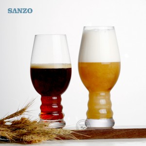 Sanzo Bar Creatief halvemaanvorm Sap Bier Tuimelaarglas Aangepaste grootte Drinken bierglas Gepersonaliseerde bierglazen