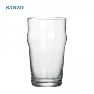 Sanzo Custom Logo Bierglas Cup Mok Kristalglazen Handgemaakte Bierpulbekers