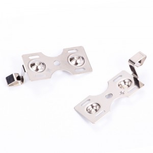 Roestvrij staal Spiegel polijsten versiering oem metalen clips